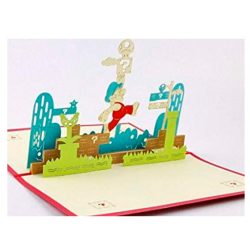 Tarjeta de cumpleaños infantil Mario Bross felicitación de niño, tarjeta 3D original